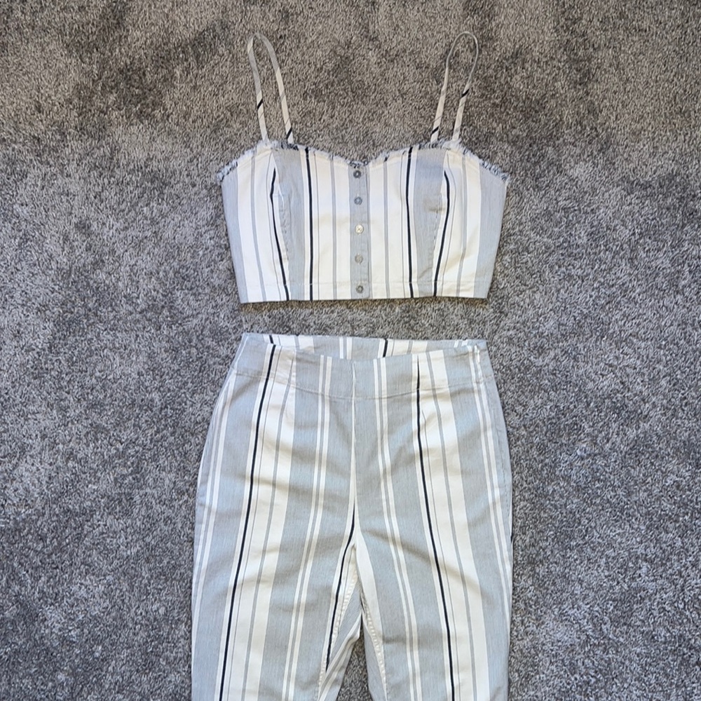 Free People Crop Top & Pant Set